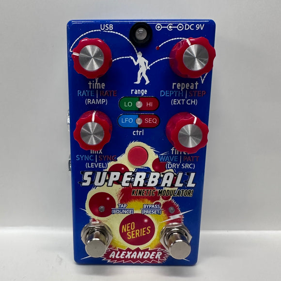 Alexander Pedals Superball Kinetic Modulator Experimental Delay