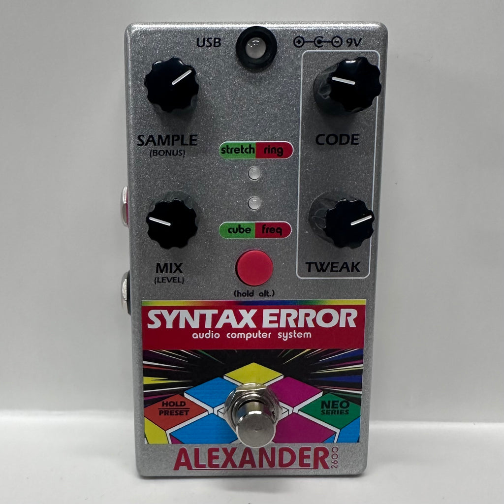 Alexander Pedals Syntax Error Audio Computer System