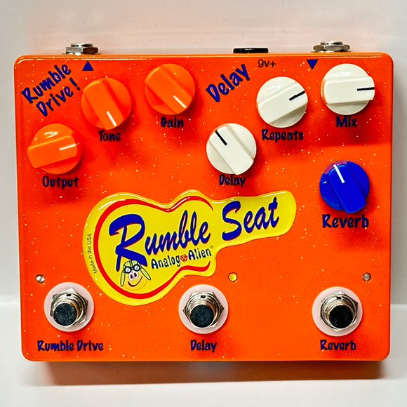 Analog Alien Rumble Seat Overdrive / Delay / Reverb