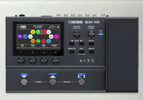 BOSS GX-10 MIDI Dual Adaptor、保護フィルム付属 BOSS GX-10 Guitar Effects Processor – Eclipse Music