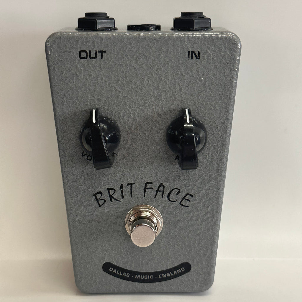 British Pedal Company Dallas Brit Face Fuzz - Silver - Compact Series