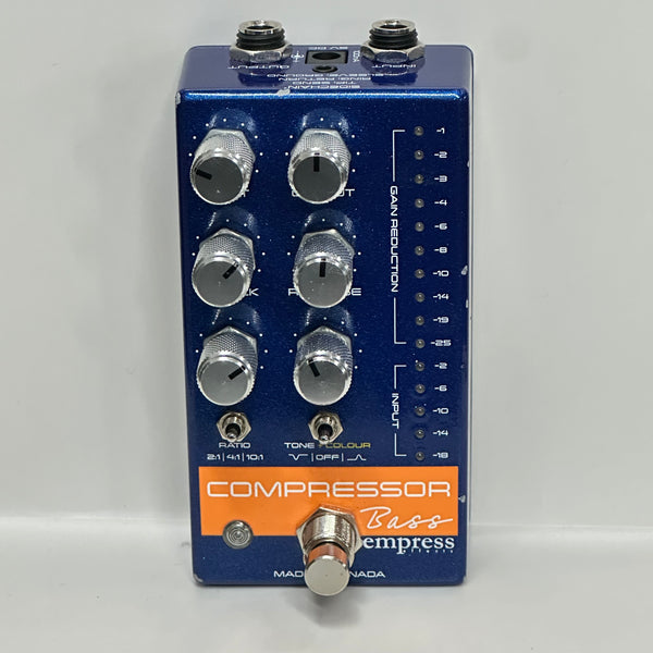 Empress Effects Compressor BASS (Blue) - USED – Eclipse Music