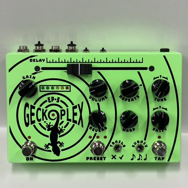 Gecko Pedals Geckoplex EP-5 UV GREEN limited edition – Eclipse Music