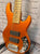 G&L L-2500  Series 750 5-string Bass Guitar Tangerine w/bag (minor blem - see photos)