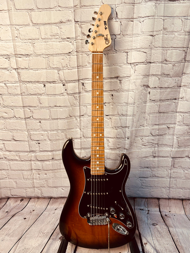 G&L USA CLF Research S-500 Tobacco Sunburst w/bag