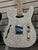 G&L USA Custom Shop ASAT Classic - Silver Metallic Flake/Clear Red Semihollow w/case