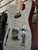 G&L USA Custom Shop ASAT Classic - Silver Metallic Flake/Clear Red Semihollow w/case