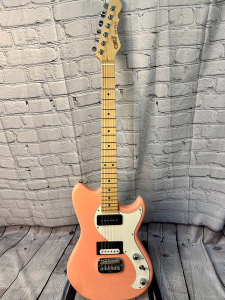 G&L USA Fullerton Deluxe Fallout Sunset Coral w/gig bag – Eclipse