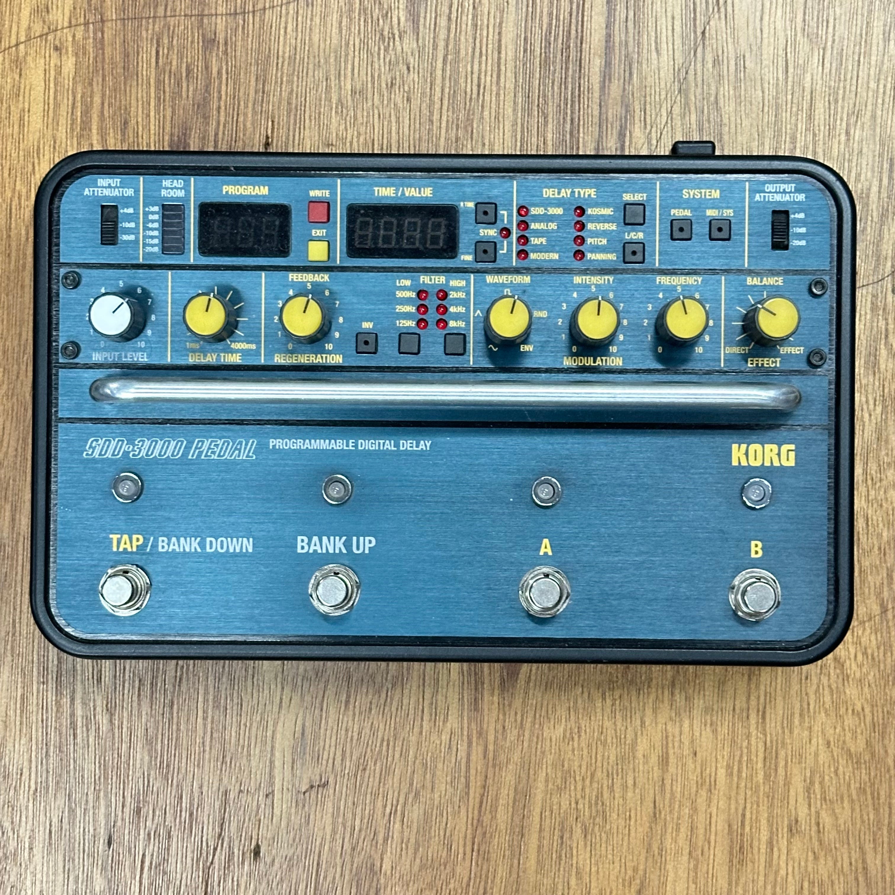 digital pedal Korg SDD-3000 PEDAL Programmable Digital Delay