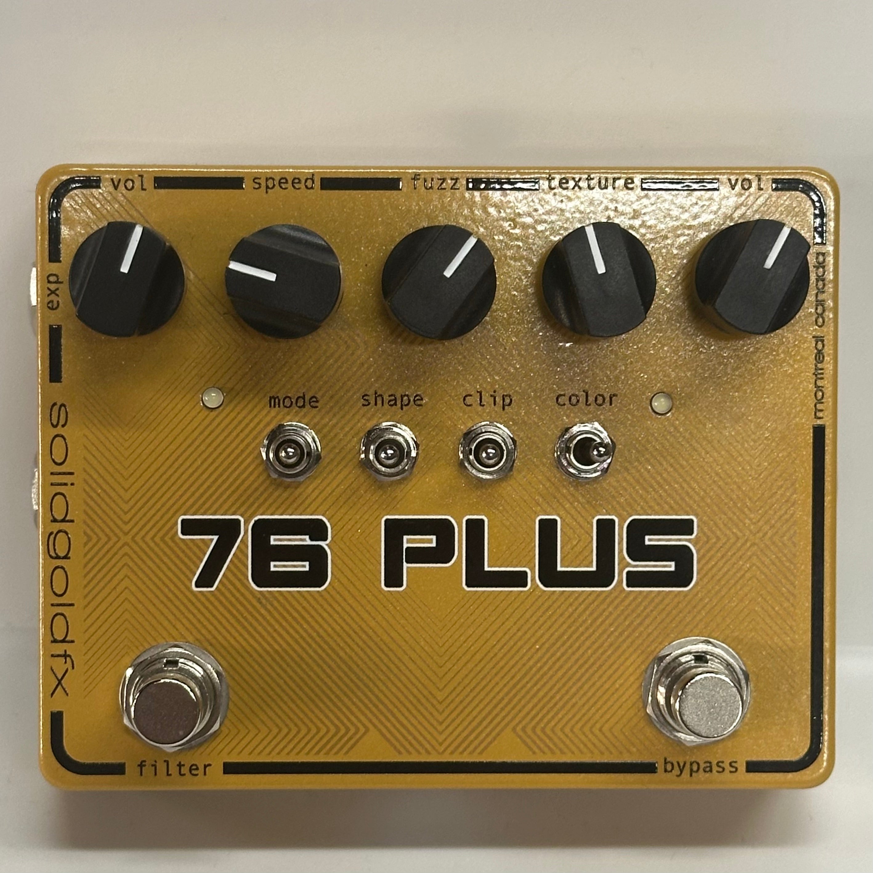 Seppuku FX Fuzz Overloader ハンドメイド クローン品 SolidGoldFX 76 Plus Fuzz / Octave / Filter – Eclipse Music