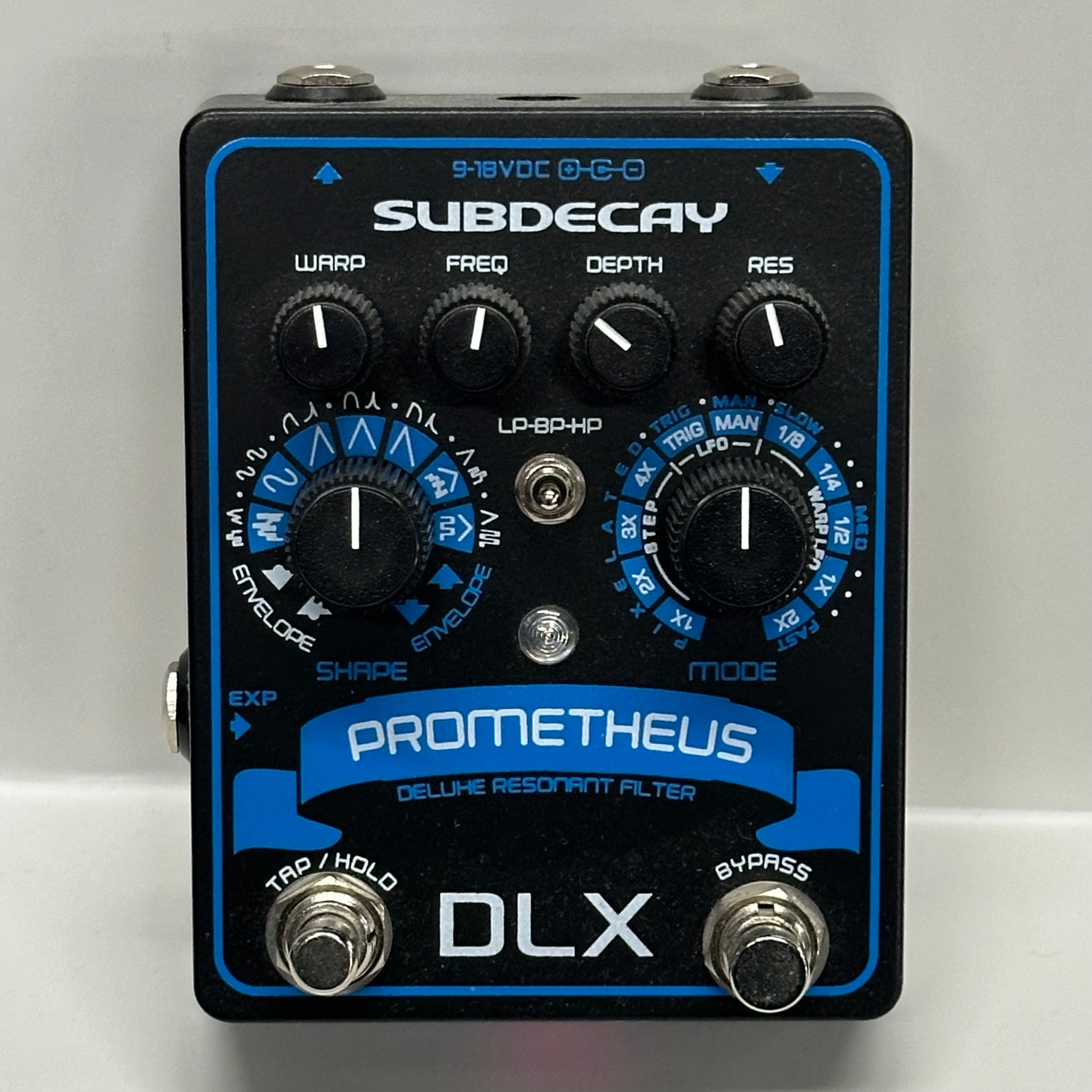 envelope guitar pedal Subdecay Prometheus DLX Envelope Filter – Eclipse Music