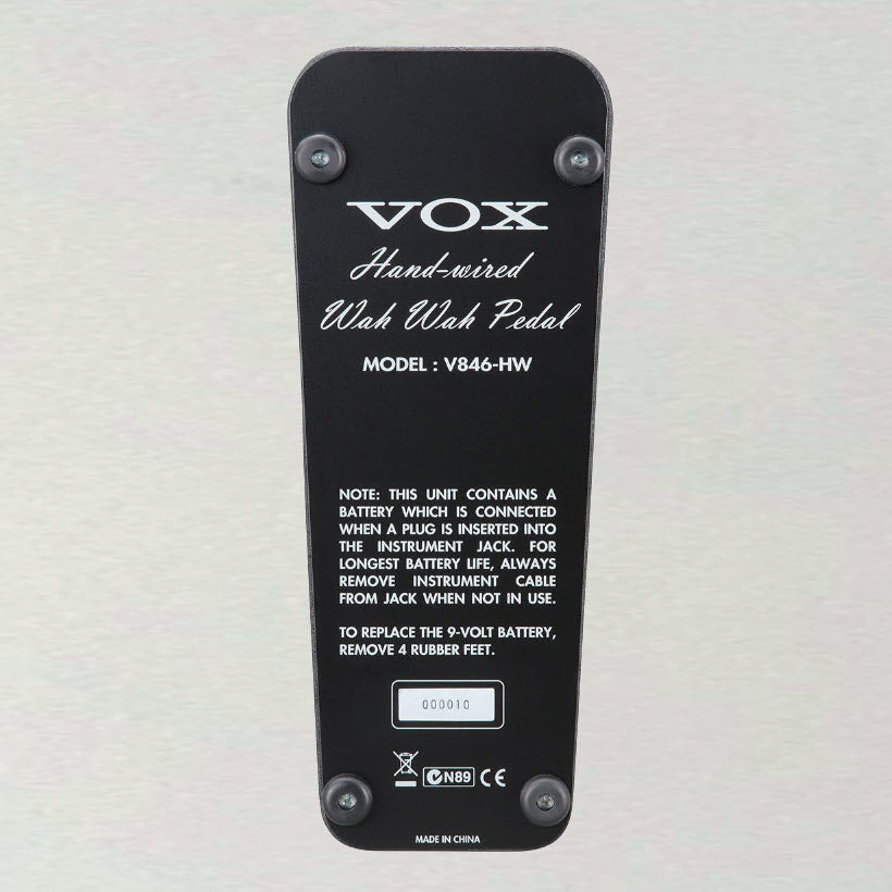 vox v846 wah-wah pedal Vox V846-HW Hand-Wired Wah – Eclipse Music