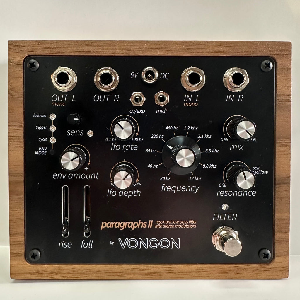 Vongon Paragraphs II Four-pole Resonant Filter