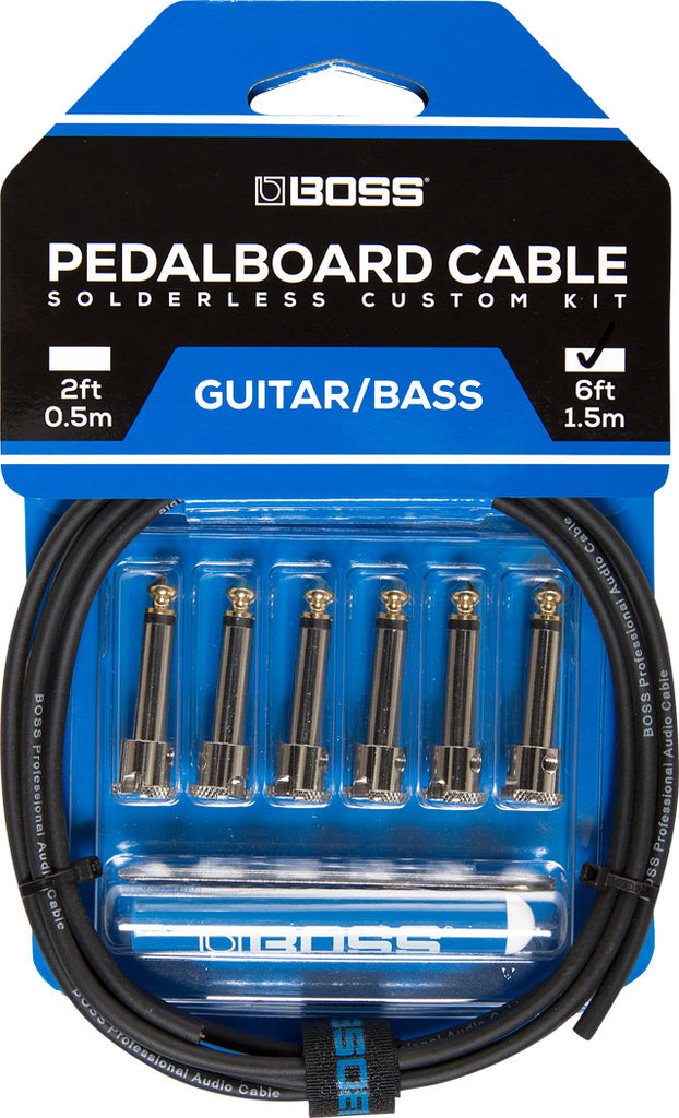 BOSS BCK Solderless Pedalboard Cable Kit 6|12|24 feet