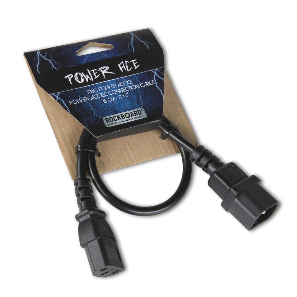 RockBoard RBO Power Ace IEC RockBoard Power Ace IEC Connector Cable - Male to Female - 35 cm / 13 25/32
